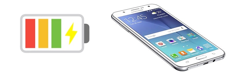 بررسی باتری Samsung Galaxy J7
