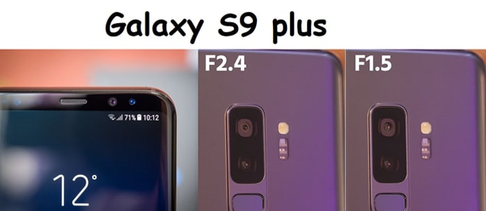 مقایسه iphone X و Galaxy S9 plus