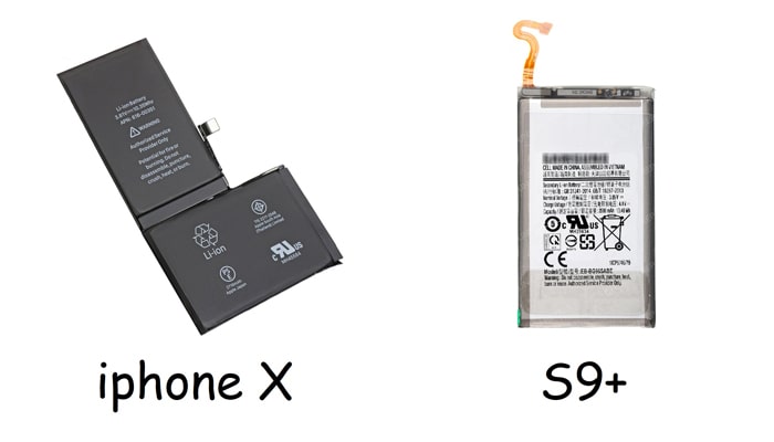 مقایسه iphone X و Galaxy S9 plus