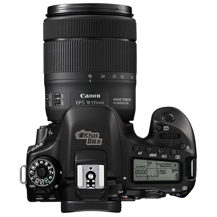 دوربین دیجیتال کانن مدل EOS 80D EF S با لنز 18-135 میلی متری