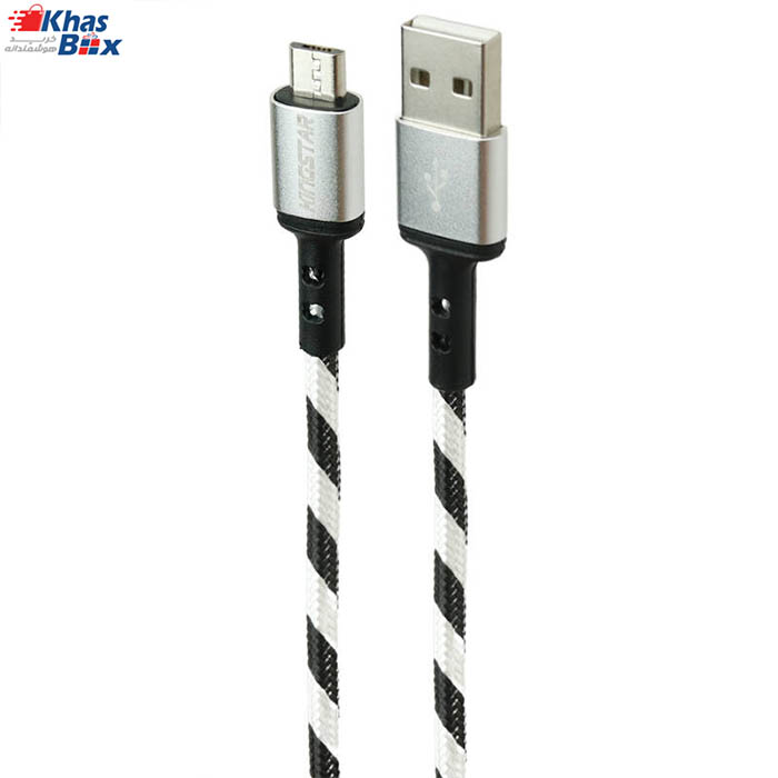 کابل کینگ استار تبدیل USB به microUSB مدل K120 A طول 110سانتی متر