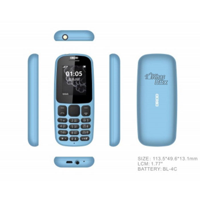 گوشی موبایل OROD مدل 105C آبی