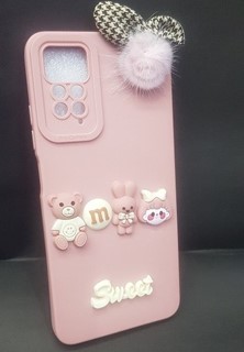 قاب عروسکی مدل Sweet مناسب برای گوشی موبایل شیائومی Note 12 Pro 4G - صورتی