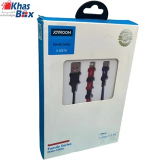 کابل شارژ و انتقال داده سه سر LightningMicroType-C برند JOYROOM مدل S-M376