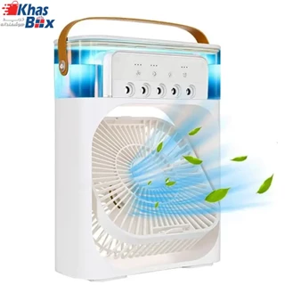 پنکه شارژی باتری خور چرخشی دارای مه پاش