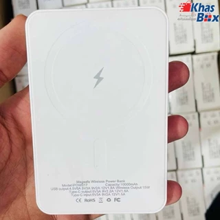 پاوربانک وایرلس 5000 مگنتی شیائومی Xiaomi P05ZM توان شارژ وایرلس 7.5 وات دارای استند