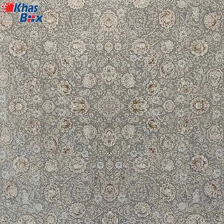فرش ماشینی 1200 شانه طرح ملک تراکم 3600 زمینه فیلی ۱۲ متری