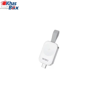 شارژر بی سیم مغناطیسی تایپ سی اپل واچ 1، 2، 3، 4، 5، 6، 7، 8، اس ای و اولترا 2.5 وات ویوو WiWU M16 Pro Magnetic Wireless Apple Watch Charger