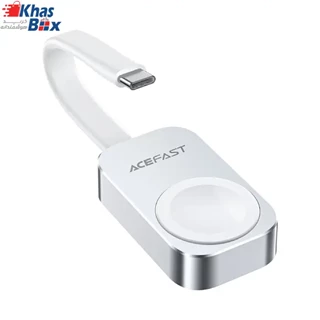 شارژر بی سیم مغناطیسی تایپ سی اپل واچ 1، 2، 3، 4، 5، 6، 7، 8، اس ای و اولترا 2.5 وات ویوو WiWU M16 Pro Magnetic Wireless Apple Watch Charger