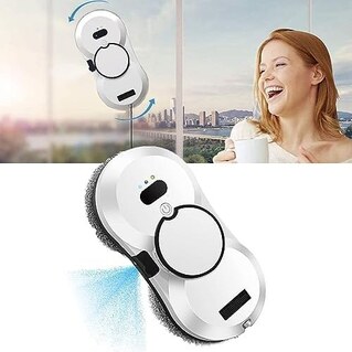 رباتیک جاروبرقی مغناطیسی تمیز کردن شیشه، ربات پاک کننده پنجره، کیت پاک کننده پنجره با اسپری آب اتوماتیک، برای کاشی های شیشه ای با ارتفاع بالا در داخل و خارج از منزل