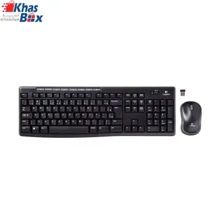 موس و کیبورد بیسیم لاجیتک مدل MK270 بی‌سیم 