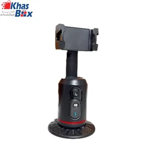 پایه ردیابی خودکار چهره، کنترل حرکتی دوربین روی بدنه تلفن با چرخش 360 درجه، (بهترین کالا برای تولید محتوا)