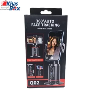 پایه ردیابی خودکار چهره، کنترل حرکتی دوربین روی بدنه تلفن با چرخش 360 درجه، (بهترین کالا برای تولید محتوا)