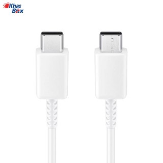 کابل شارژر 2 سر تایپ سی SAMSUNG مدل S23 اورجینال - مشکی