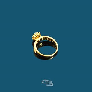 انگشتر طلایی تک نگین درشت مدل AT-118