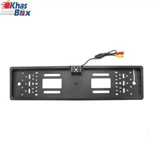 قاب پلاک خودرو با دوربین دنده عقب اروپایی مدل JX-9488 EU