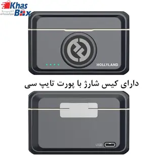 میکروفون کمبو بیسیم دو نفره هالی لند مدل LARK M2