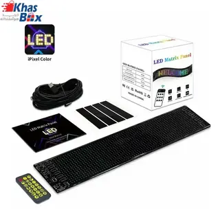 پنل نمایشگر LED منعطف و هوشمند سایز 34x10