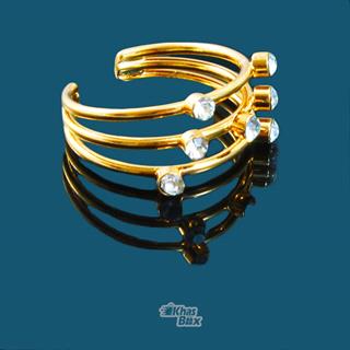 انگشتر طلایی هفت نگین ریز مدل AT-66