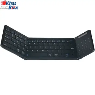 کیبورد بیسیم تاشو شارژی با تاچ پد
