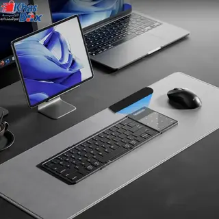 کیبورد بیسیم تاشو شارژی با تاچ پد