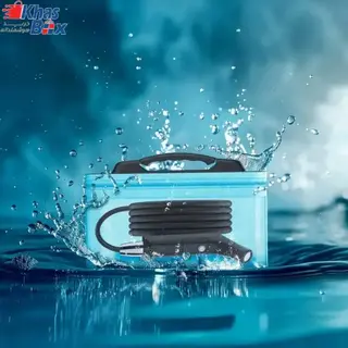 دوش مسافرتی شارژی با شیلنگ ۲ متری