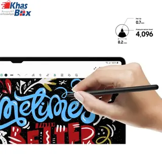قلم SAMSUNG Galaxy S برای Galaxy Tab S9 FE / S9 FE+، نوشتن و پیمایش دقیق، دارای گواهی IP68 مقاوم در برابر آب، متصل به نگهدارنده مغناطیسی تبلت، Air Command، نسخه بین المللی - (خاکستری)