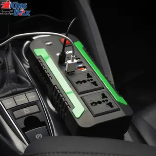 اینورتر و چند راهی برق گرین Green Lion Spark 3 Power Inverter DC 12V to AC 220V