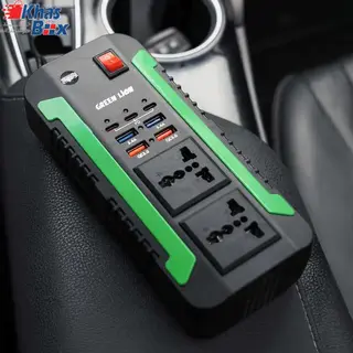 اینورتر و چند راهی برق گرین Green Lion Spark 3 Power Inverter DC 12V to AC 220V
