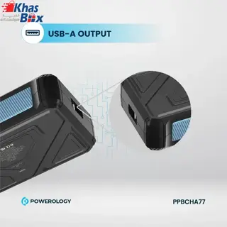 پاوربانک خورشیدی چراغدار 27000 میلی‌آمپر