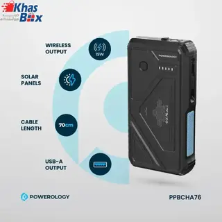 پاوربانک خورشیدی 20000 مدل zhy20000mah