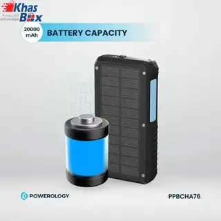 پاوربانک خورشیدی 20000 مدل zhy20000mah