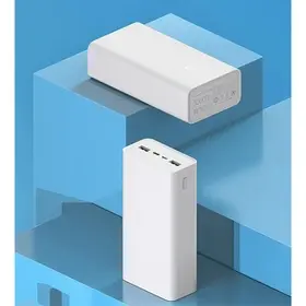 پاوربانک شیائومی اصل مدل Mi PB3018ZM ظرفیت 30000 میلی آمپر +آداپتور هدیه رایگان+یکسال گارانتی