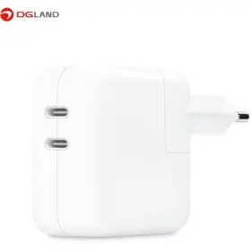 شارژر دیواری اپل مدل Dual USB-C Port توان ۳۵ وات
