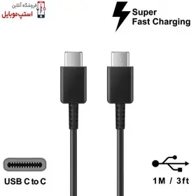 کابل شارژر تبلت سامسونگ TAB S10 FE SM-X520 / X526 از نوع 2 سر تایپ C