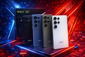 گوشی سامسونگ S25 Ultra قلم دار مینی برند W&O / حافظه یک ترابایت و رم 16 گیگابایت