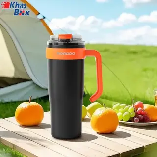مخلوط کن و ماگ قابل حمل شش تیغه (شیکر شارژی _ اسموتی ساز ) برند چیگو CHIGO مدل BDL001 (های کپی از شیائومی) رنگ آبی و صورتی + ماگ اضافه و درب ماگ - صورتی