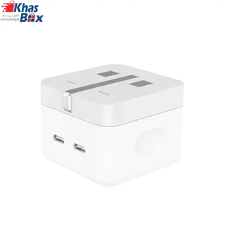 شارژر اپل ۳۵ وات دو پورت USB-C کامپکت مدل A2344 (اصل)