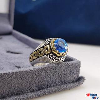 انگشتر توپاز سویس مردانه مدل 33