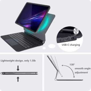 کیبورد تبلت اپل مدل Magic Keyboard مناسب برای iPad Pro 11