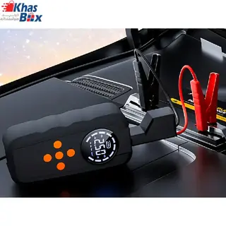 جامپ استارتر و پمپ باد چهارکاره همراه با کیف قابل حمل