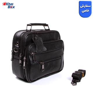 کیف دستی چرم مردانه برند polo مدل LTH1120