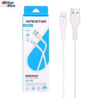 کابل کینگ استار تبدیل USB به microUSB مدل K101 A طول 110سانتی متر