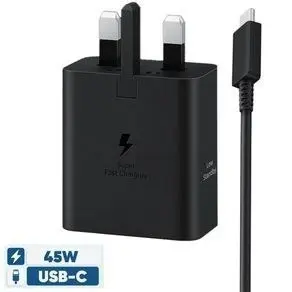 شارژر دیواری 45 وات سامسونگ مدل EP-T4511 Low Standby به همراه کابل 1.8 متری - سه پین