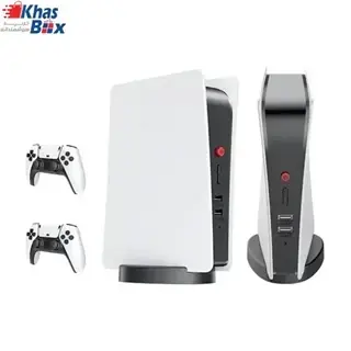 کنسول بازی پرتابل گیم استیک طرح ps5 پلی استیشن فایو مینی با دستگاه Q10