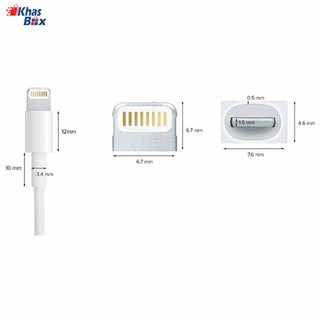 کابل تبدیل لایتنینگ به USB اورجینال اپل