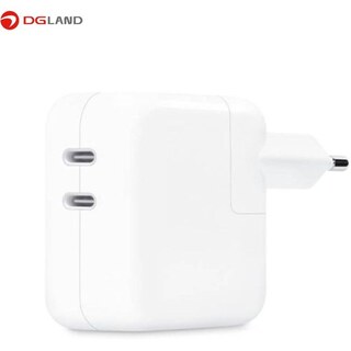 شارژر دیواری اپل مدل Dual USB-C Port توان ۳۵ وات