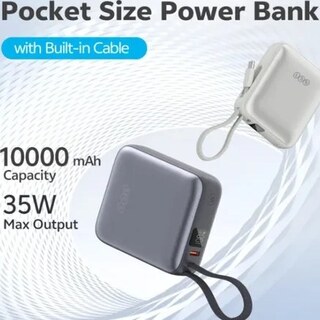 پاوربانک 35 وات کیو سی وای مدل PB10C ظرفیت 10000 میلی‌آمپر ساعت