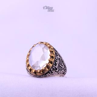 انگشتر در نجف اصل تاج طلایی مردانه