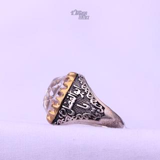 انگشتر در نجف اصل تاج طلایی مردانه